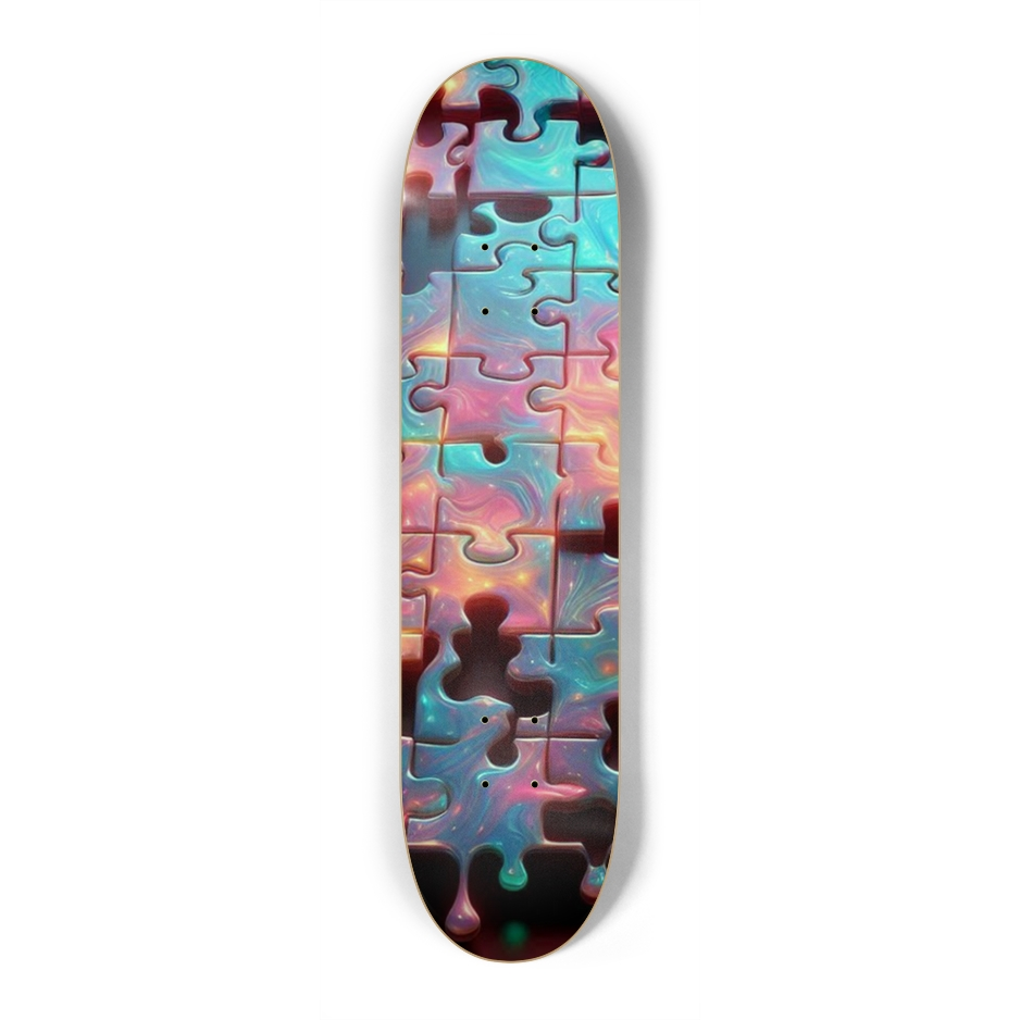 7.25" DBD Puzzled Skateboard