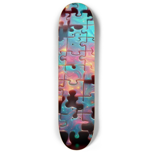 8" DBD Puzzled Skateboard