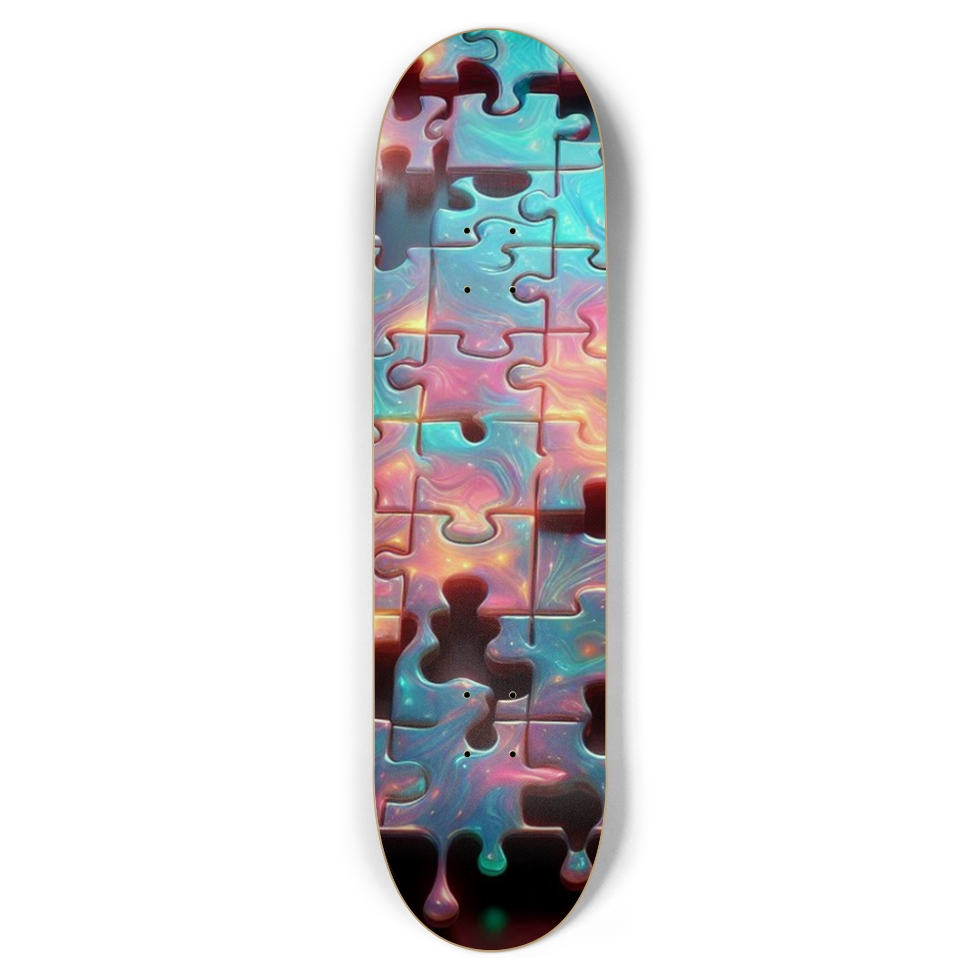 8.5" DBD Puzzled Skateboard